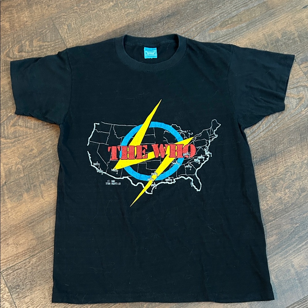 The Who Vintage 1980 Band T Shirt Size L